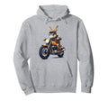 Easter Day Motorbike Bunny Rabbits Hoodie - Streetwear Style Unisex - T-Shirt, Sweatshirt, Hoodie