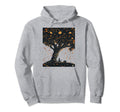 Serene Meditation Under Autumn Tree Hoodie - Casual Everyday Wear Unisex - T-Shirt, Sweatshirt, Hoodie