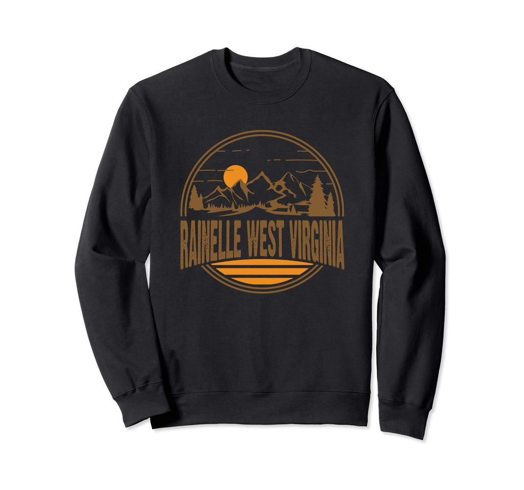 Rainelle West Virginia Mountain Sweatshirt - Minimalist Print for Adults - T-Shirt, Sweatshirt, Hoodie