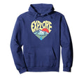 Explore Outdoor Nature Lover Heart Hoodie - Aesthetic Graphic Unisex - T-Shirt, Sweatshirt, Hoodie