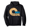 Vinyl Soul Old School Dj Turntables Lp Hoodie - Streetwear Style Men Women - T-Shirt, Sweatshirt, Hoodie