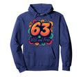 Wild And Free 63 Birthday Gift Hoodie - Custom Art Print Men Women - T-Shirt, Sweatshirt, Hoodie