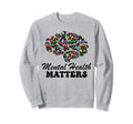 Yellow Mental Health Awareness Sweatshirt - Aesthetic Graphic for Adults - T-Shirt, Sweatshirt, Hoodie