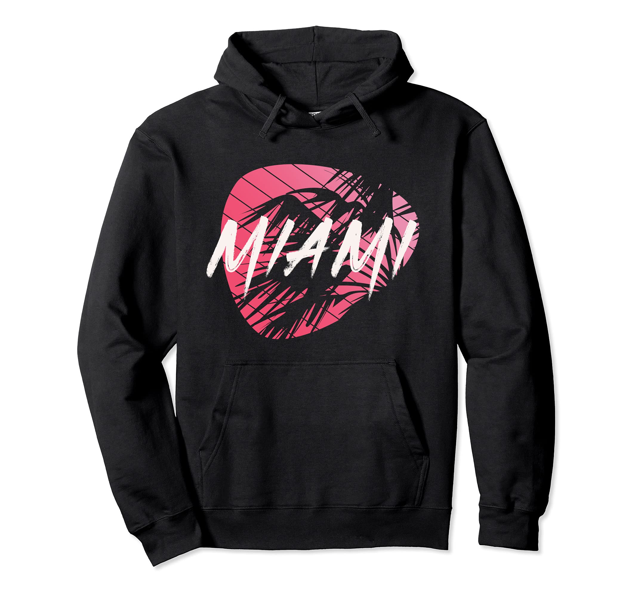 Miami Vaperwave Synthwave 80S Palm Trees Hoodie - Unique Graphic Men Women - T-Shirt, Sweatshirt, Hoodie