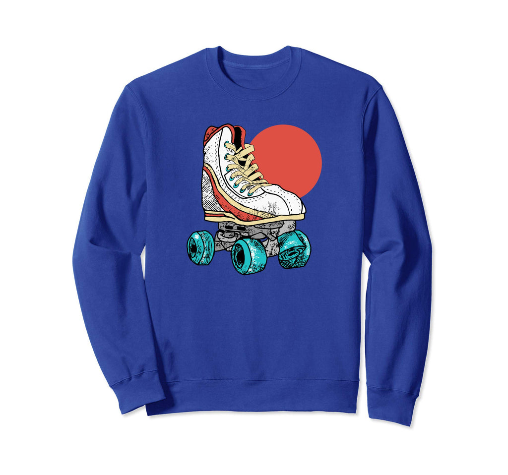 Minimalist Roller Skate Sun 70S Vibe Sweatshirt - Unique Graphic Men Women - T-Shirt, Sweatshirt, Hoodie