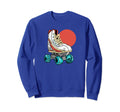 Minimalist Roller Skate Sun 70S Vibe Sweatshirt - Unique Graphic Men Women - T-Shirt, Sweatshirt, Hoodie