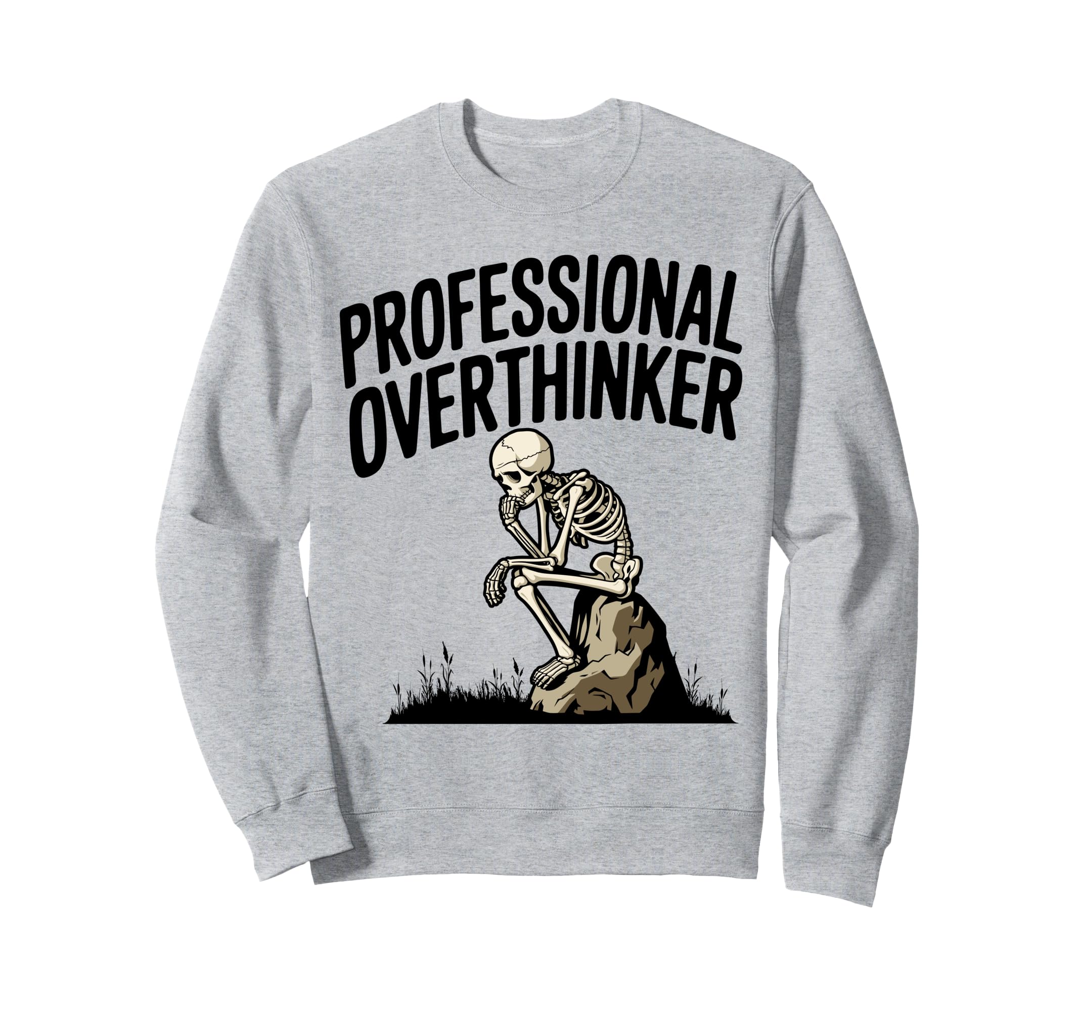Professional Overthinker Anxiety Sweatshirt - Unique Graphic for Adults - T-Shirt, Sweatshirt, Hoodie