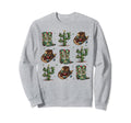 Cowboy Boots Hats Cactus Tree Lights Sweatshirt - Graphic Print Men Women - T-Shirt, Sweatshirt, Hoodie