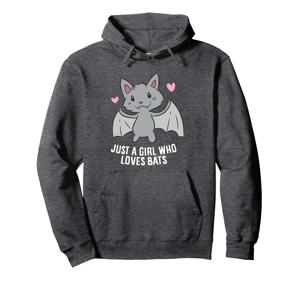 Just Who Loves Bats Hoodie - Fun Novelty Design Men Women - T-Shirt, Sweatshirt, Hoodie