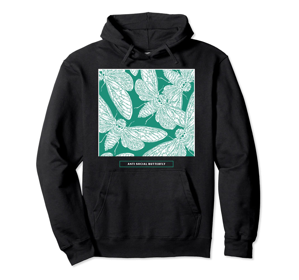 Moth Grunge Fairycore Aesthetic Anti Hoodie - Custom Art Print Men Women - T-Shirt, Sweatshirt, Hoodie