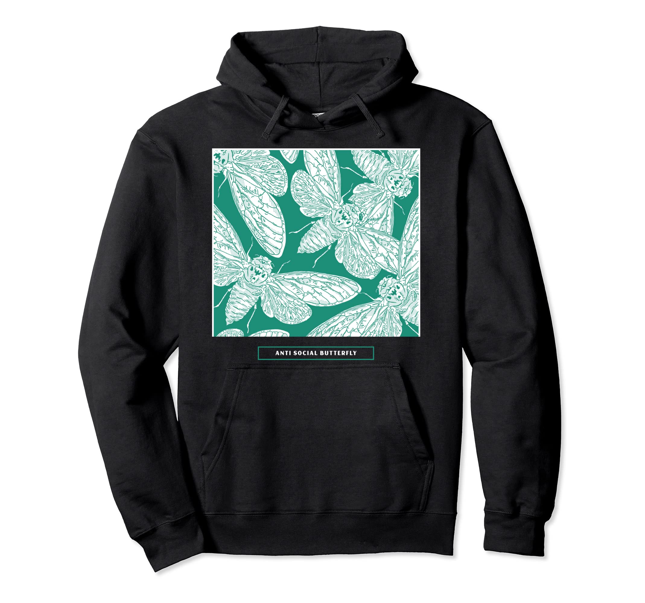 Moth Grunge Fairycore Aesthetic Anti Hoodie - Custom Art Print Men Women - T-Shirt, Sweatshirt, Hoodie