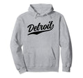 Detroit Michigan 1970S Old School Hoodie - Custom Art Print Men Women - T-Shirt, Sweatshirt, Hoodie