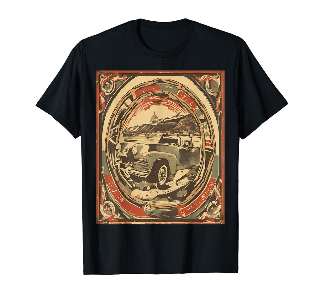 Travel Old World Pizza Box T-Shirt - Casual Everyday Wear for Adults - T-Shirt, Sweatshirt, Hoodie