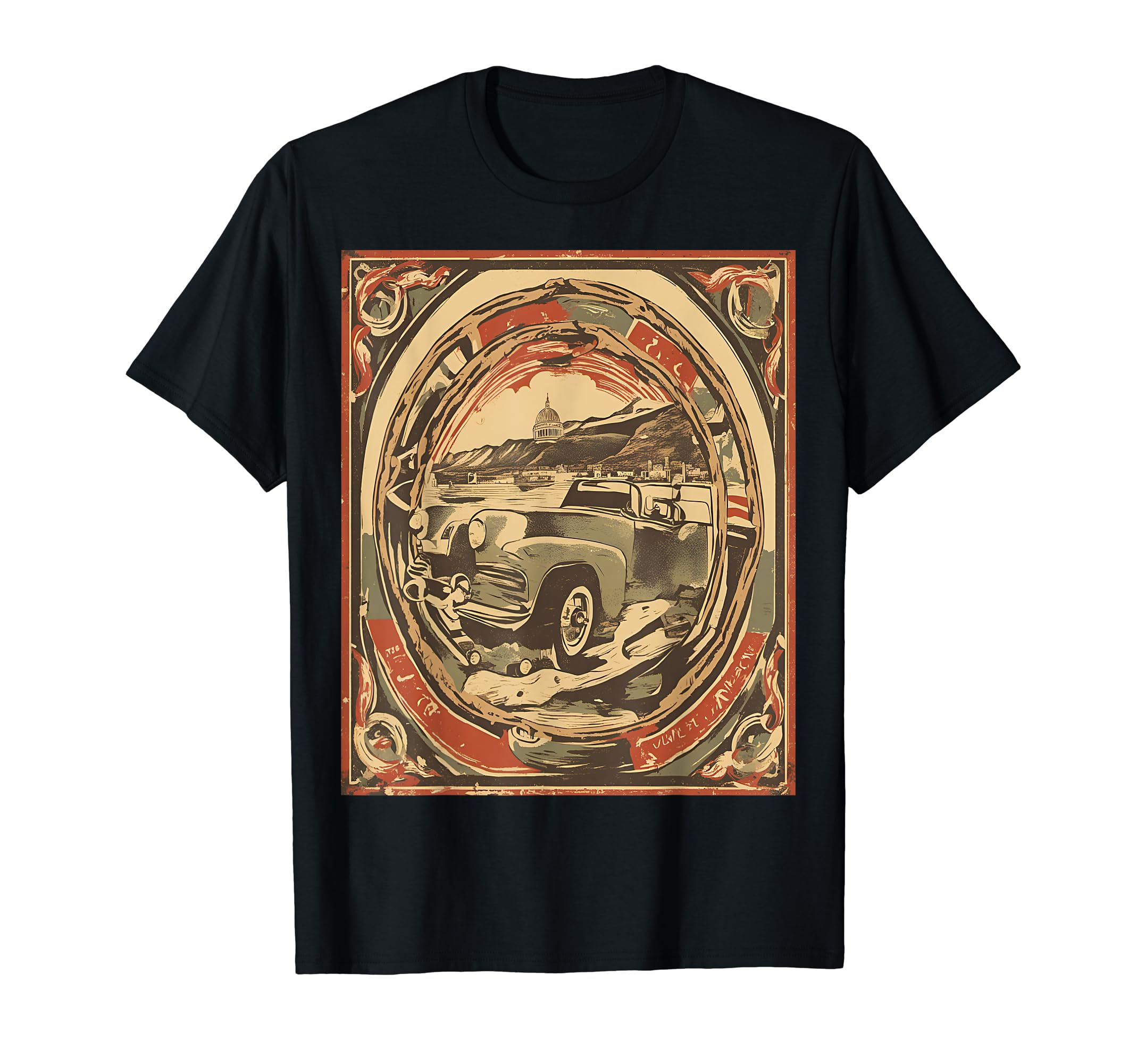 Travel Old World Pizza Box T-Shirt - Casual Everyday Wear for Adults - T-Shirt, Sweatshirt, Hoodie