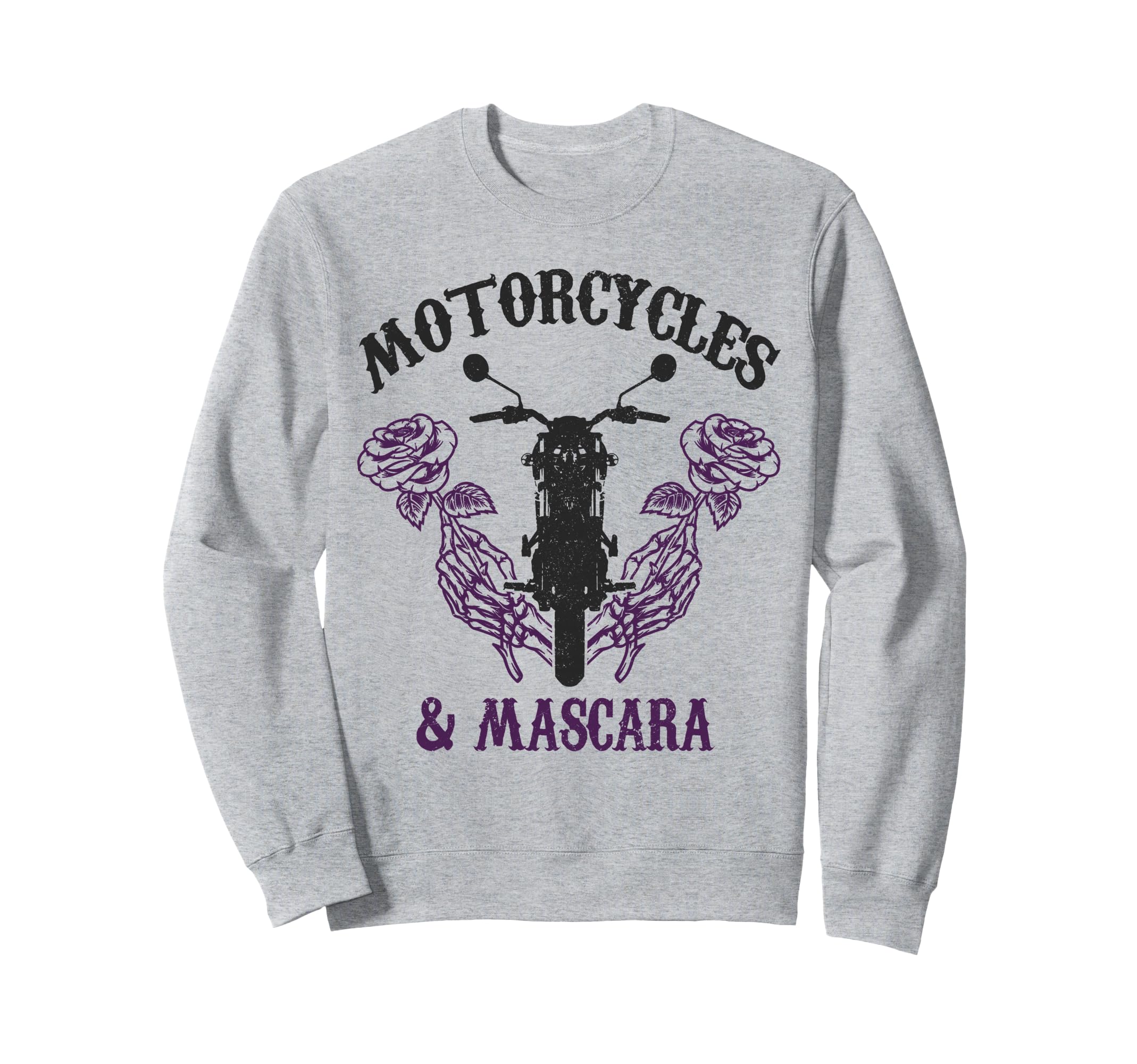 Motorcycles Mascara Biker Sweatshirt - Graphic Print Unisex - T-Shirt, Sweatshirt, Hoodie
