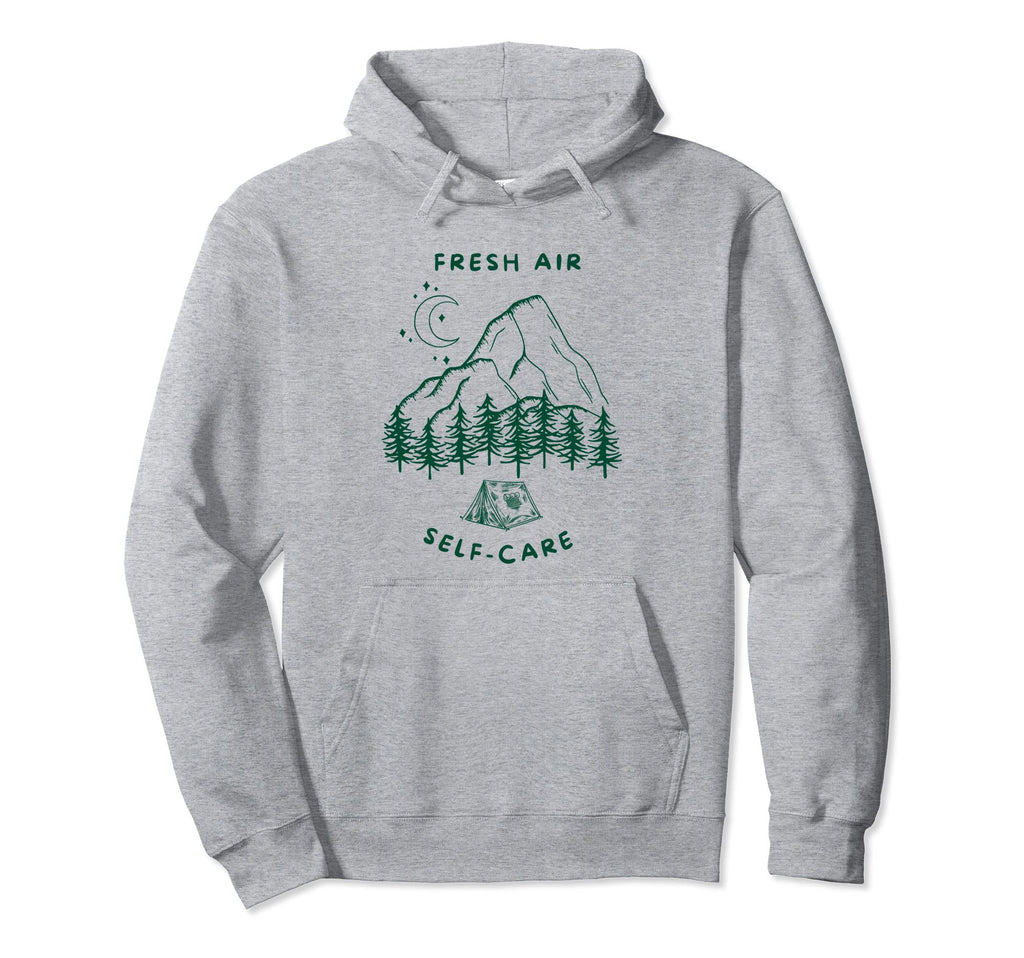 Fresh Air Self Care Mental Health Hoodie - Aesthetic Graphic Men Women - T-Shirt, Sweatshirt, Hoodie