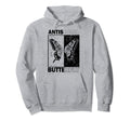 Antisocial Butterfly Hater Introvert Hoodie - Minimalist Print for Adults - T-Shirt, Sweatshirt, Hoodie