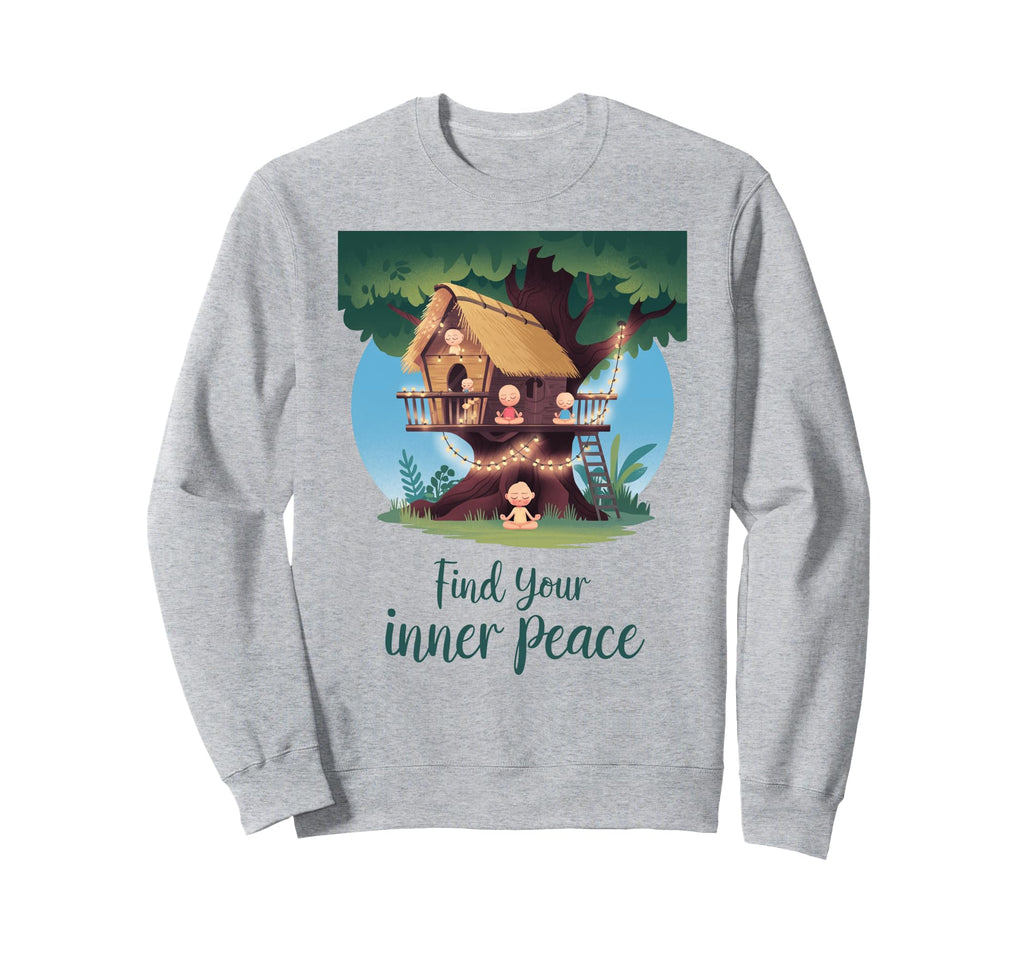 Inner Peace Meditation Sweatshirt - Aesthetic Graphic for Adults - T-Shirt, Sweatshirt, Hoodie