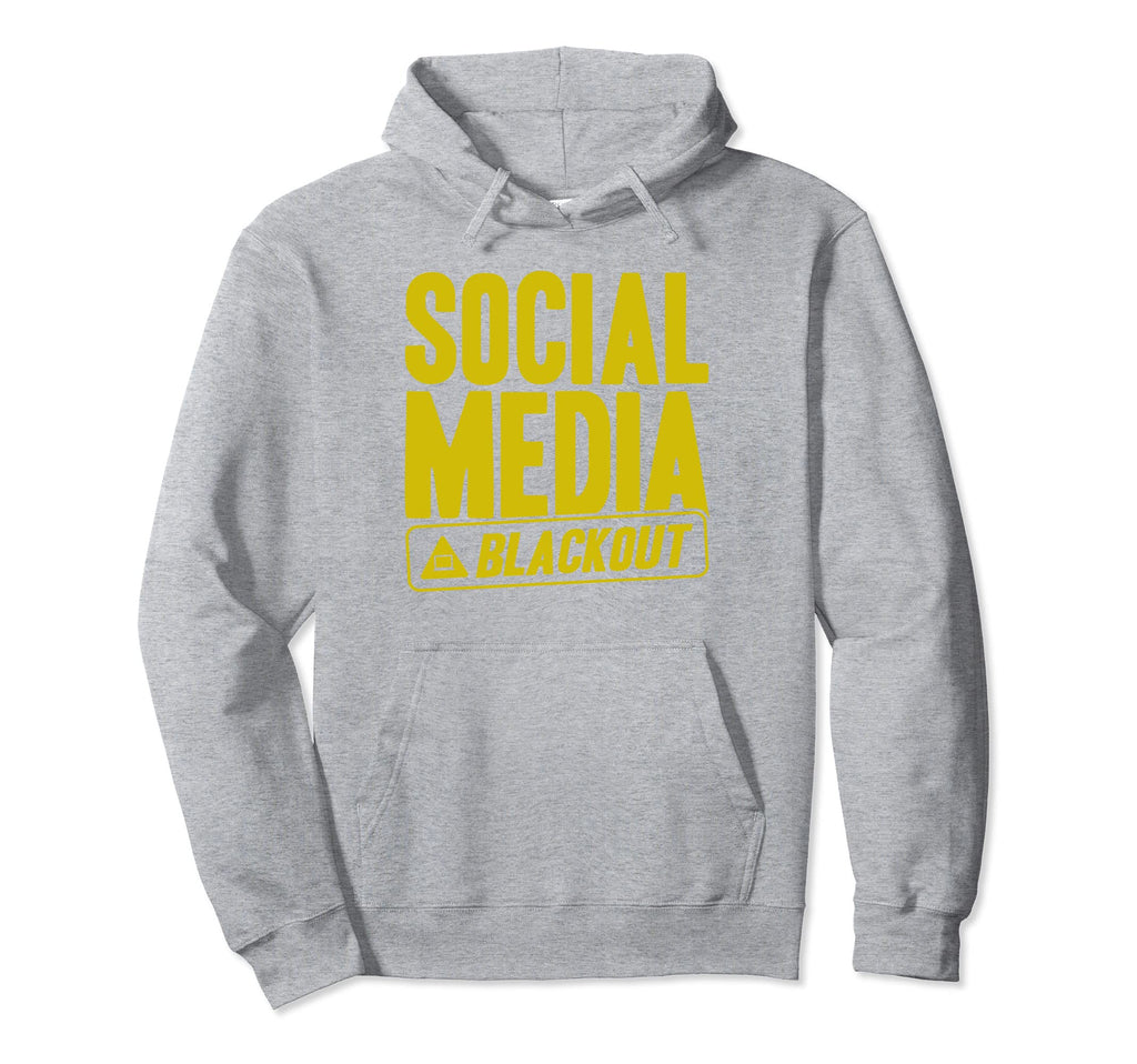 Antisocial Social Media Blackout Hoodie - Aesthetic Graphic Unisex - T-Shirt, Sweatshirt, Hoodie