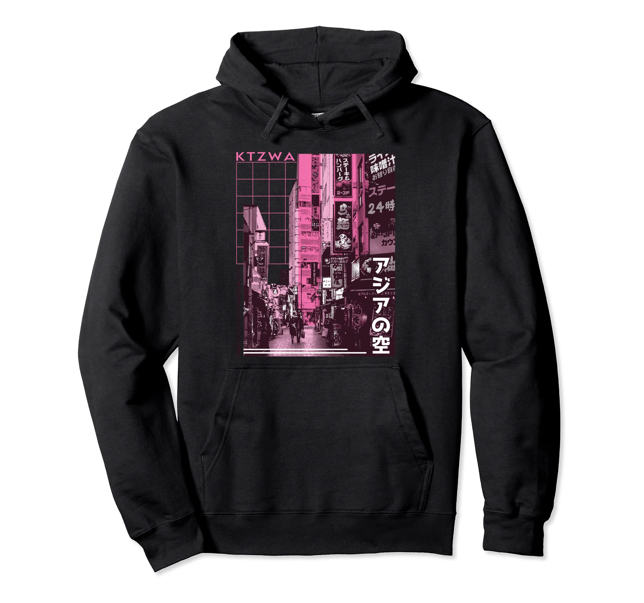 Japanese Aesthetic Streetwear Kanji Hoodie - Graphic Print Unisex - T-Shirt, Sweatshirt, Hoodie