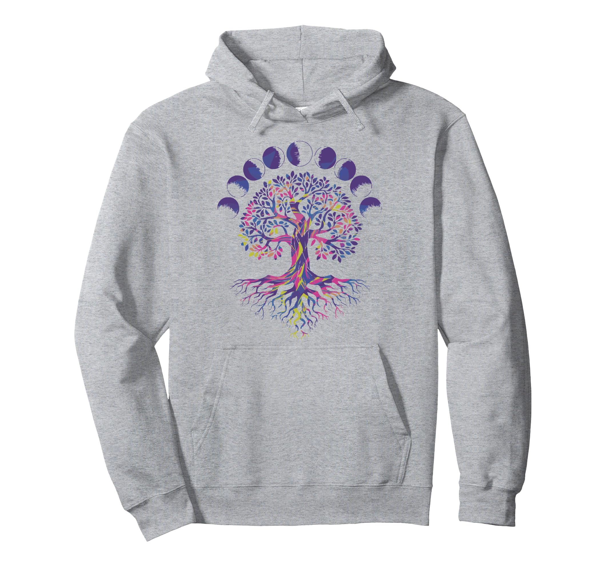 Tree Life Moon Phases As Above So Hoodie - Casual Everyday Wear for Adults - T-Shirt, Sweatshirt, Hoodie
