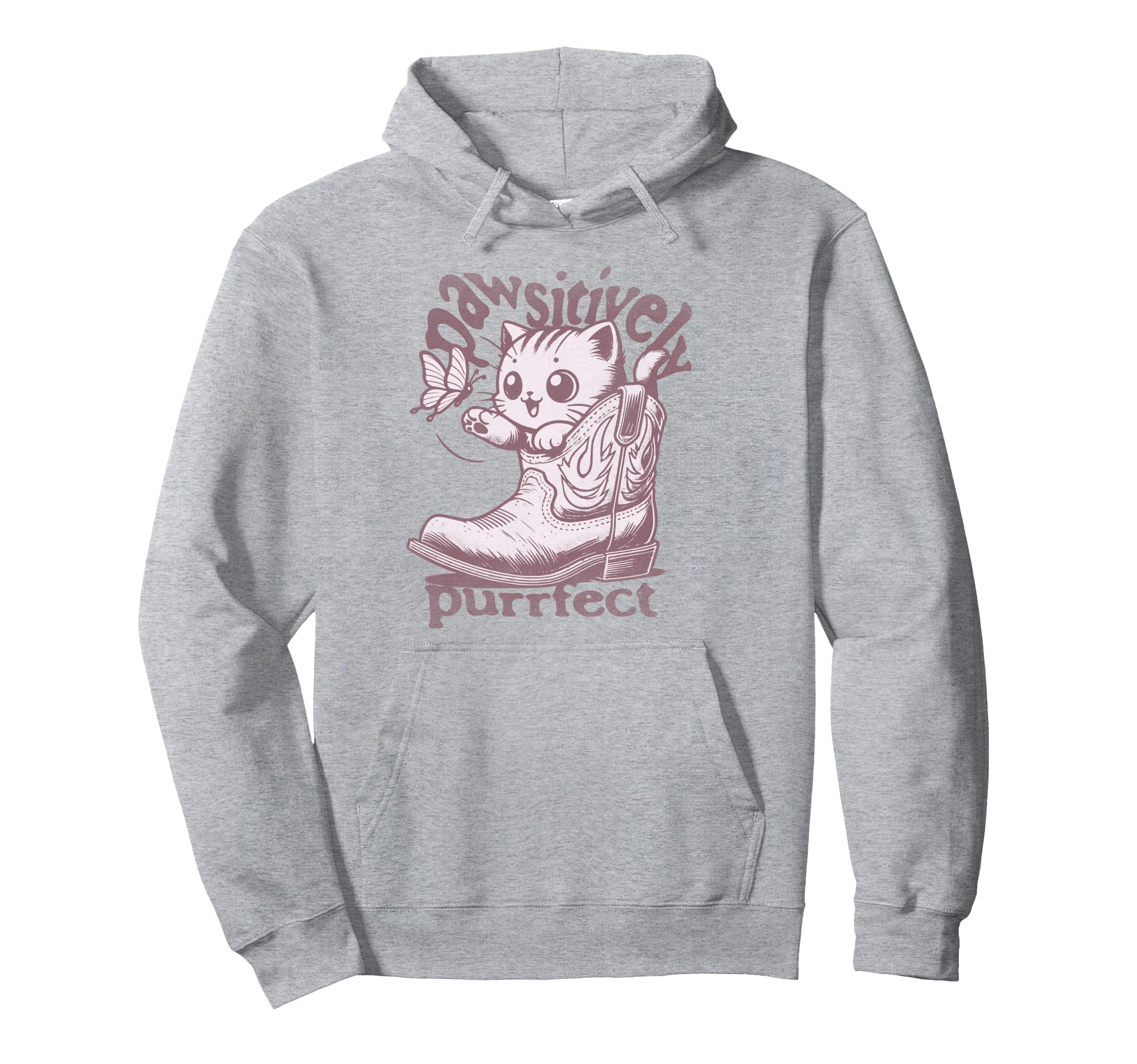 Inspired Meme Cat Catching Butterfly Hoodie - Casual Everyday Wear Unisex - T-Shirt, Sweatshirt, Hoodie