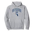 West Palm Beach Florida Fl Throwback Hoodie - Unique Graphic Unisex - T-Shirt, Sweatshirt, Hoodie