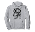 Motorcycle Biker Retired Grandpa Hoodie - Trendy Graphic for Adults - T-Shirt, Sweatshirt, Hoodie