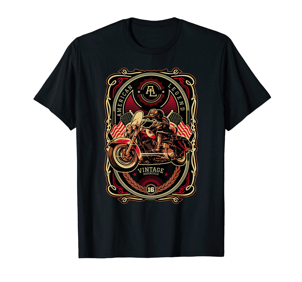 American Legend Motorcycle T-Shirt - Minimalist Print Unisex - T-Shirt, Sweatshirt, Hoodie