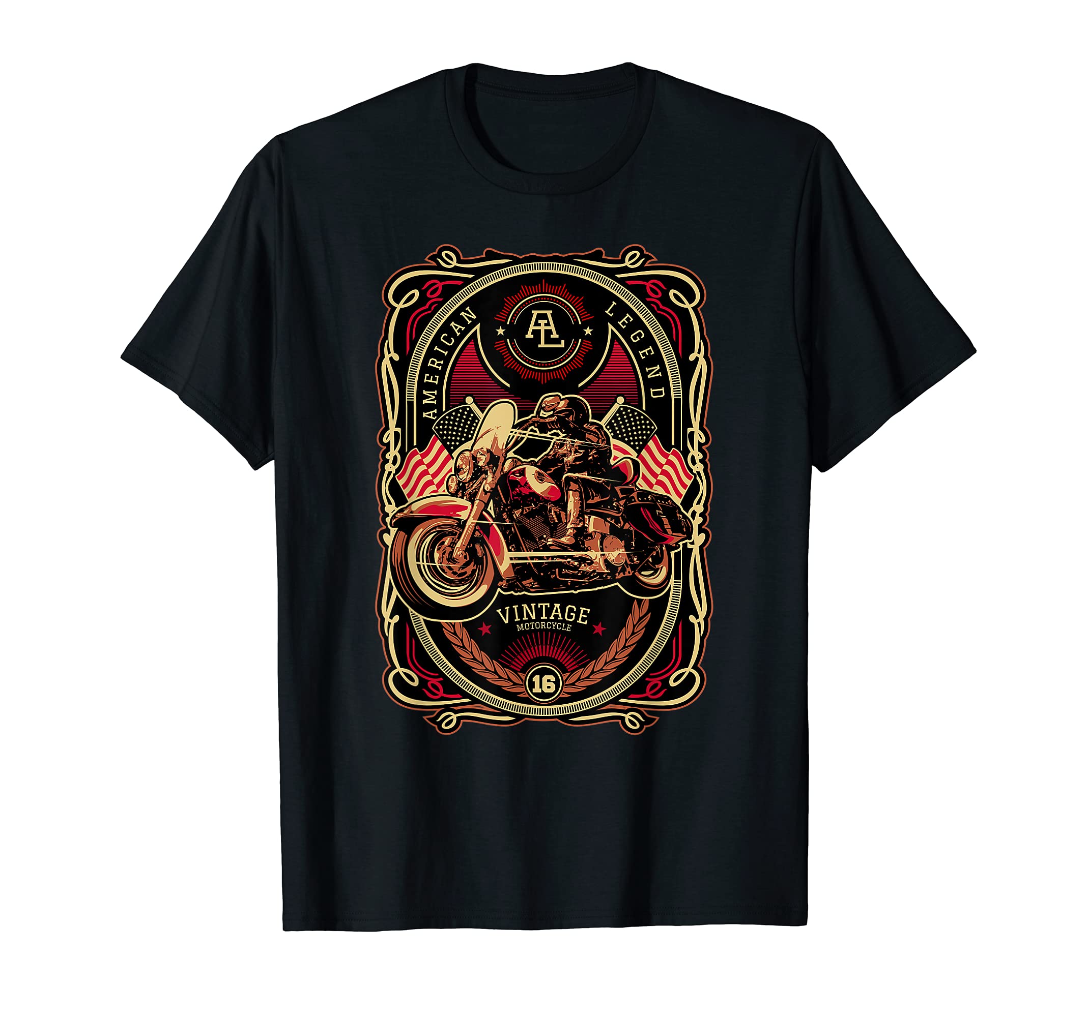 American Legend Motorcycle T-Shirt - Minimalist Print Unisex - T-Shirt, Sweatshirt, Hoodie