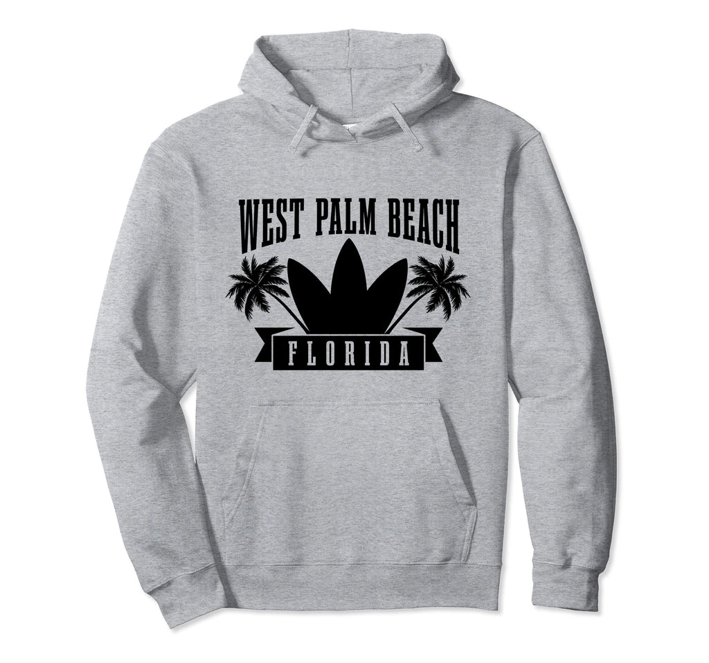 West Palm Beach Florida Fl Surf Surfer Hoodie - Novelty Apparel Men Women - T-Shirt, Sweatshirt, Hoodie