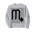Scorpio Zodiac Sign Typography Sweatshirt - Trendy Graphic for Adults - T-Shirt, Sweatshirt, Hoodie