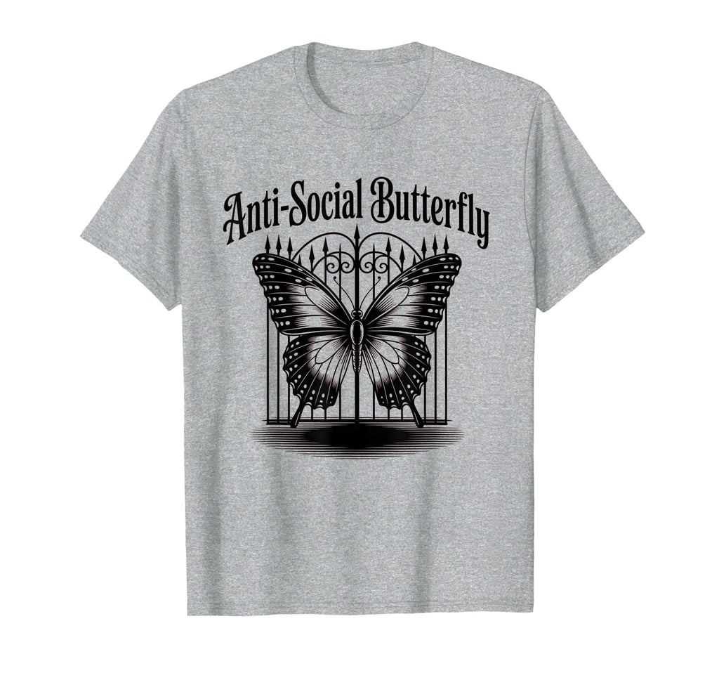 Antisocial Aesthetic Gothic T-Shirt - Fun Novelty Design for Adults - T-Shirt, Sweatshirt, Hoodie