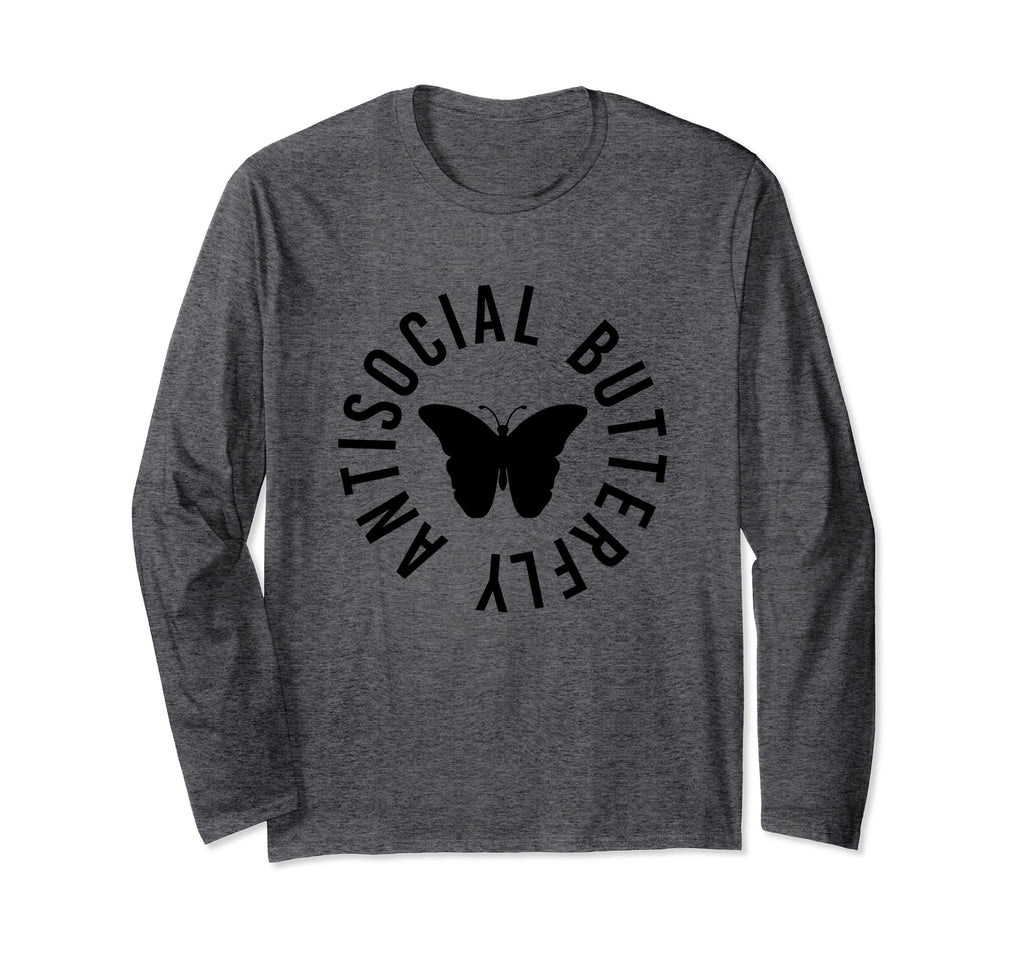 Antisocial Butterfly Clumsy Shy T-Shirt - Casual Everyday Wear Unisex - T-Shirt, Sweatshirt, Hoodie