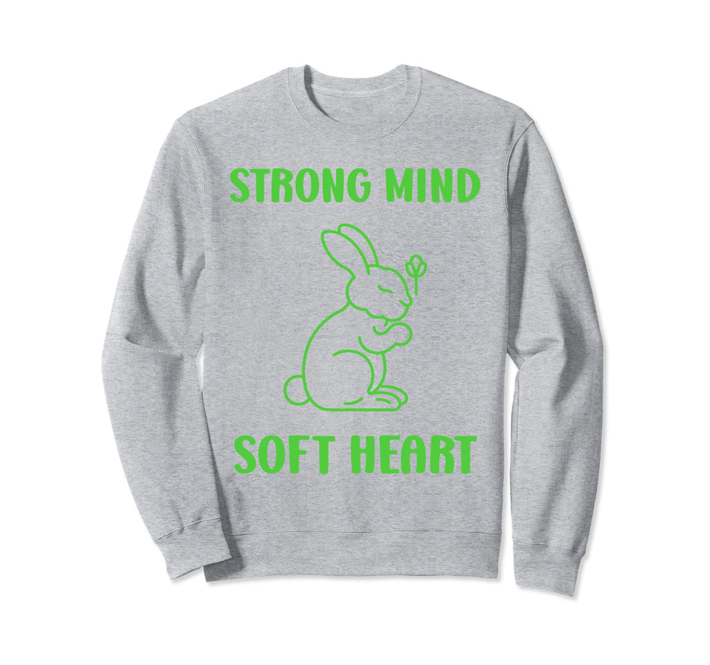 Animal Strong Mind Soft Heart Sweatshirt - Minimalist Print for Adults - T-Shirt, Sweatshirt, Hoodie