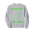Animal Strong Mind Soft Heart Sweatshirt - Minimalist Print for Adults - T-Shirt, Sweatshirt, Hoodie