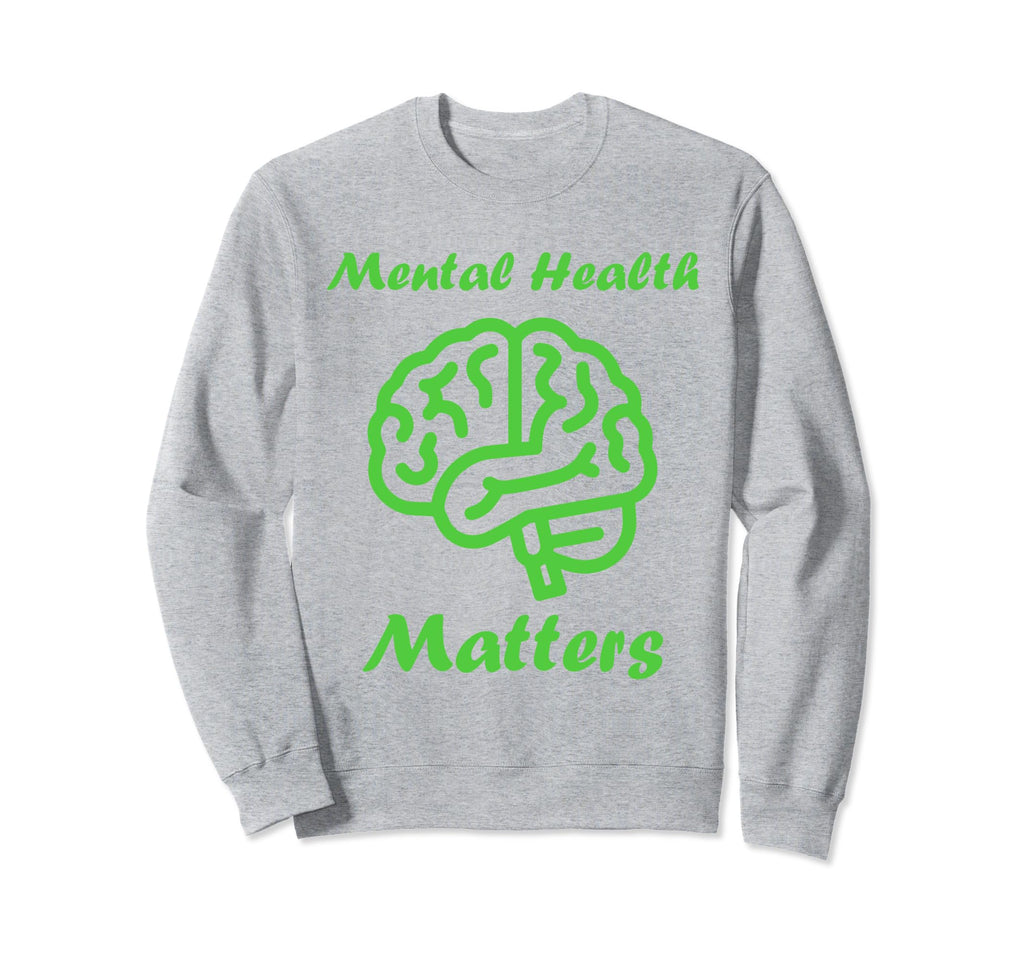 Simple Support Brain Illness Mental Sweatshirt - Trendy Graphic Unisex - T-Shirt, Sweatshirt, Hoodie