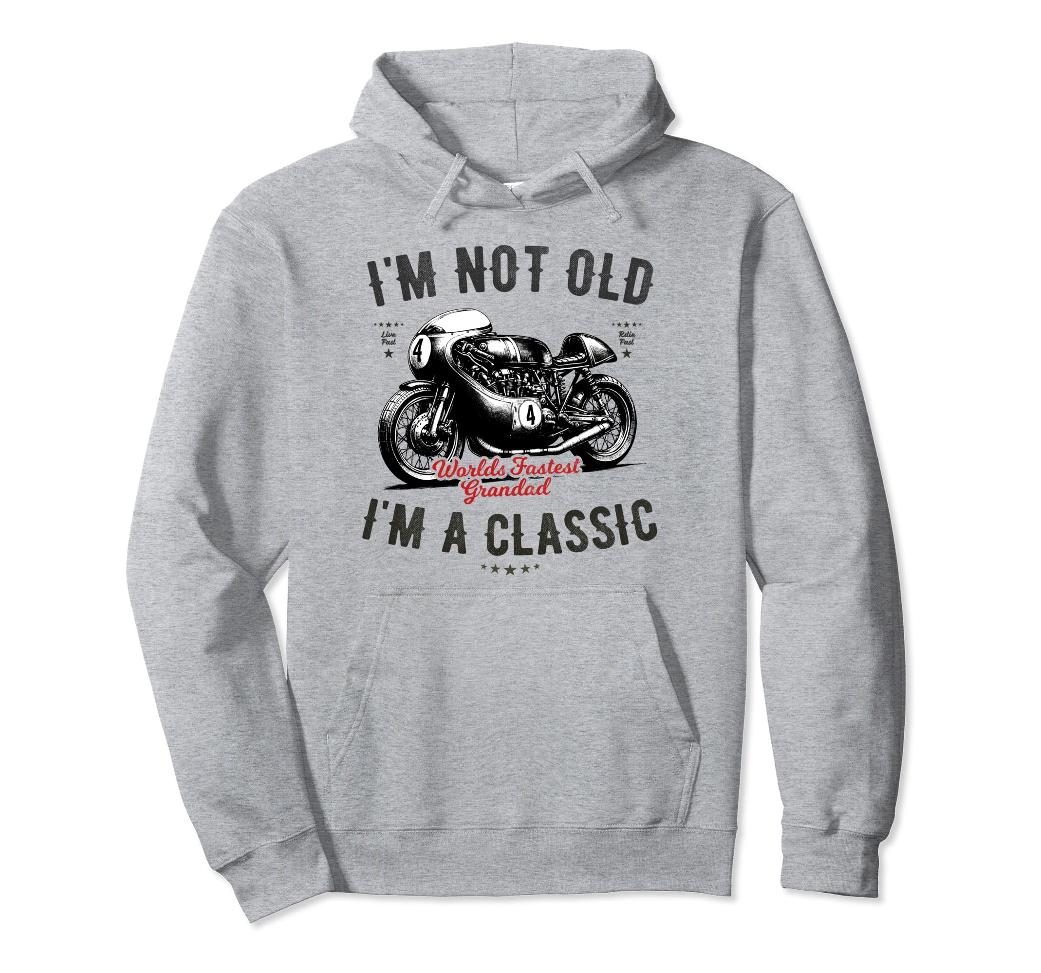 Im Not Old Im Motorbike Birthday Hoodie - Aesthetic Graphic Unisex - T-Shirt, Sweatshirt, Hoodie