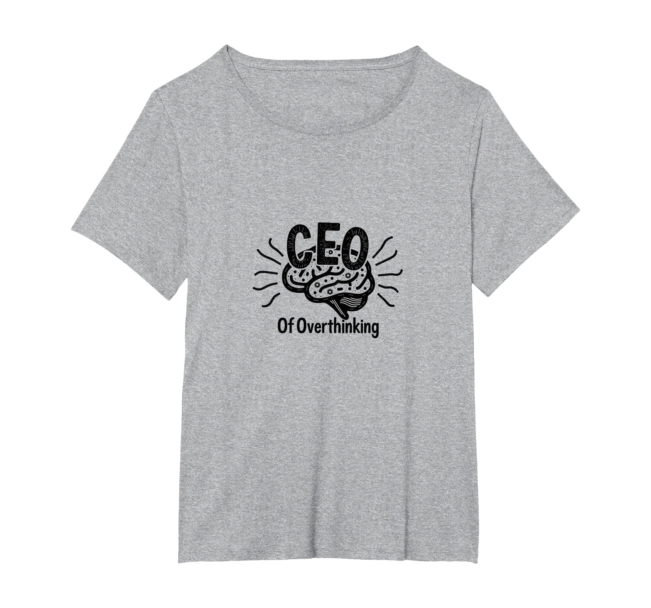 Ceo Overthinking Witty Brain T-Shirt - Unique Graphic for Adults - T-Shirt, Sweatshirt, Hoodie