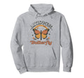 Antisocial Butterfly Funny Introvert Hoodie - Fun Novelty Design for Adults - T-Shirt, Sweatshirt, Hoodie