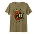 Lucky Eightball Americana Tattoo Flash T-Shirt - Streetwear Style Unisex - T-Shirt, Sweatshirt, Hoodie