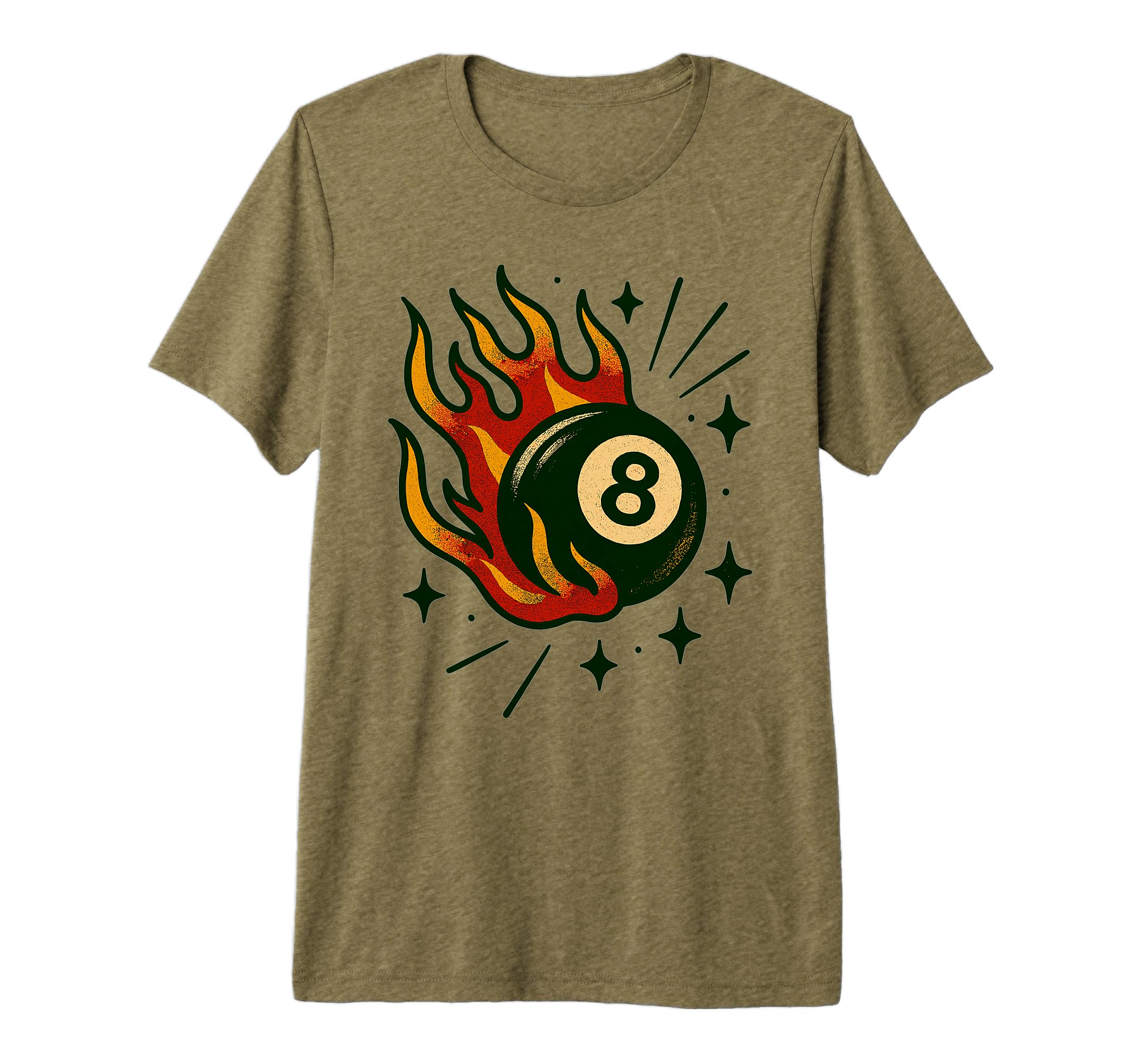 Lucky Eightball Americana Tattoo Flash T-Shirt - Streetwear Style Unisex - T-Shirt, Sweatshirt, Hoodie