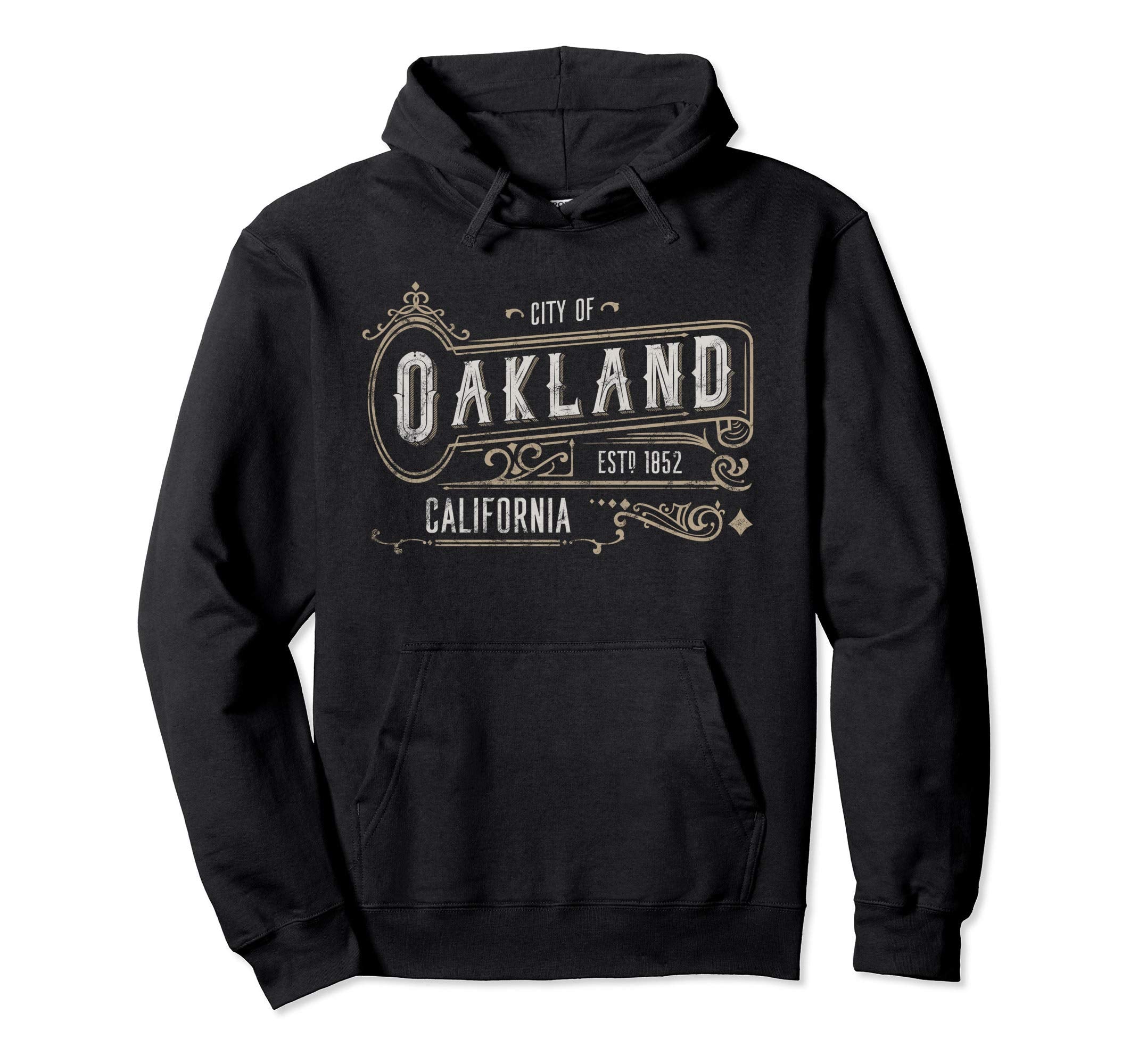 Oakland Ca Victorian Home City Hoodie - Fun Novelty Design for Adults - T-Shirt, Sweatshirt, Hoodie
