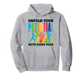 Morning Meditation Bliss Yoga Hoodie - Graphic Print for Adults - T-Shirt, Sweatshirt, Hoodie