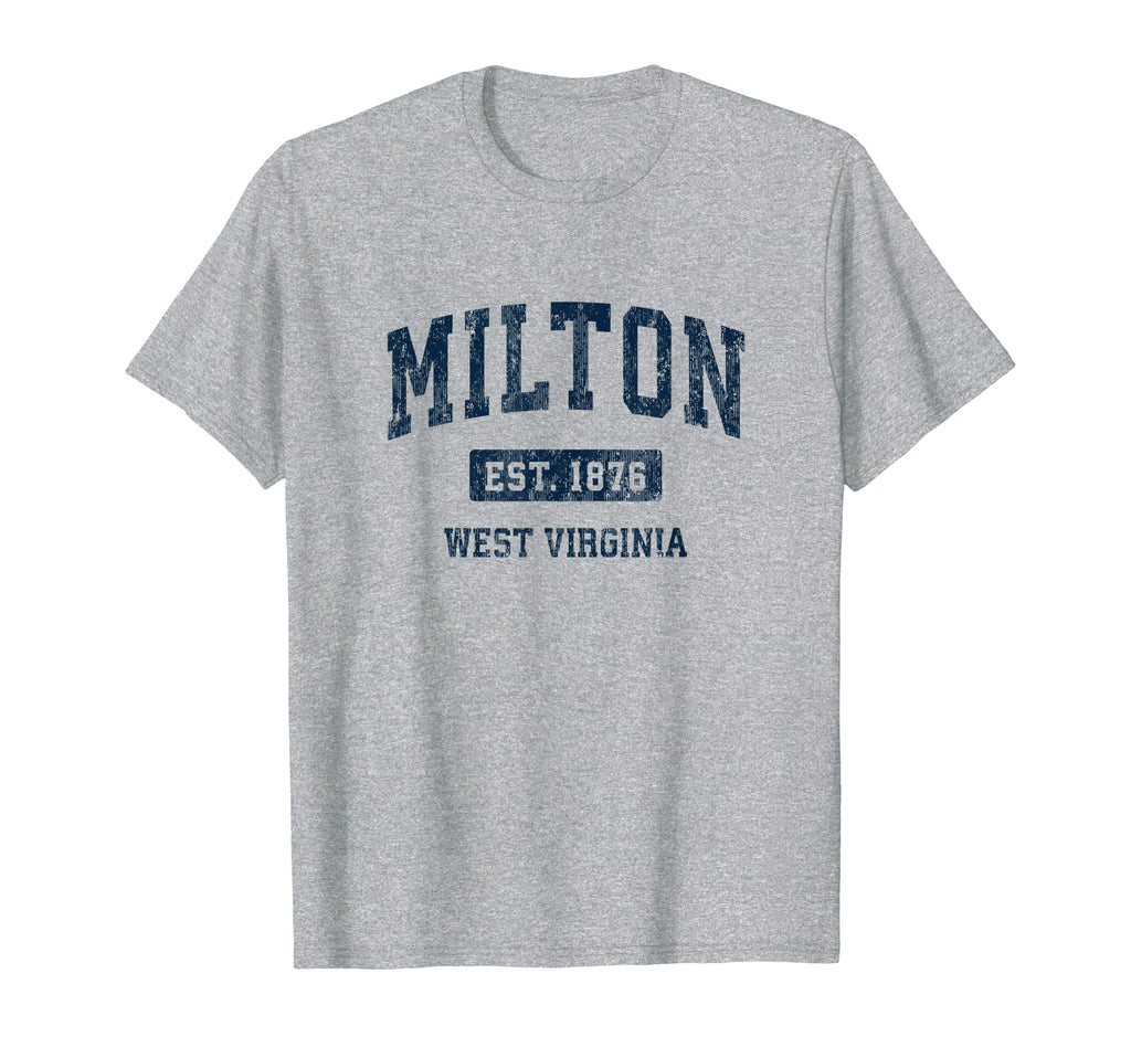 Milton West Virginia Wv Athletic Sports T-Shirt - Unique Graphic Men Women - T-Shirt, Sweatshirt, Hoodie
