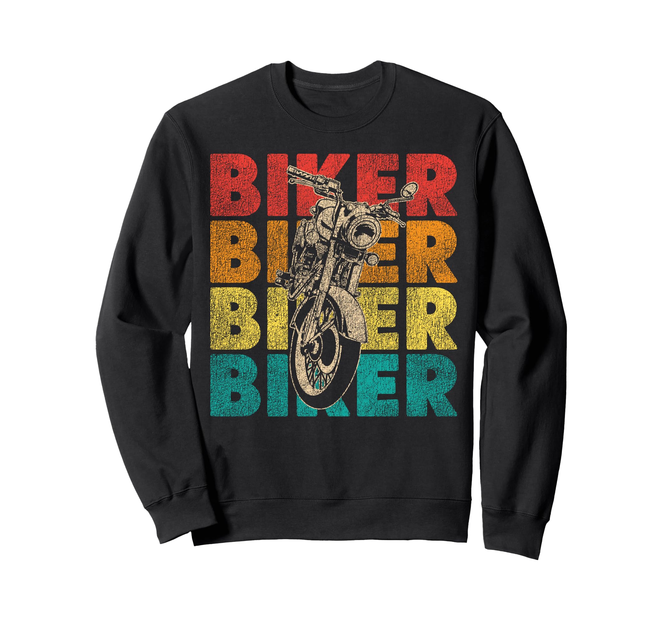 Motorcycle Biker Biker Sweatshirt - Minimalist Print Unisex - T-Shirt, Sweatshirt, Hoodie