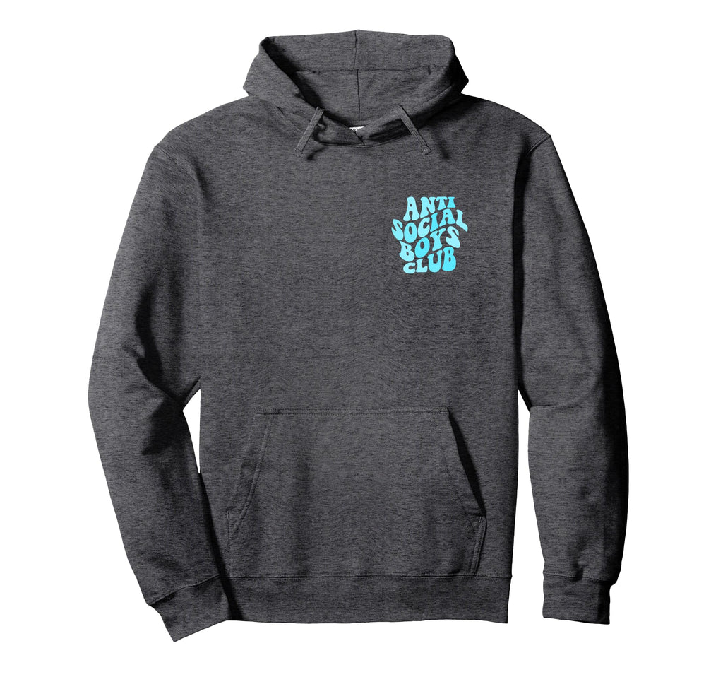 Anti Social Club Funny Introvert Hoodie - Casual Everyday Wear Men Women - T-Shirt, Sweatshirt, Hoodie