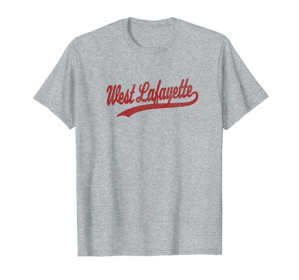 West Lafayette Indiana Sports T-Shirt - Custom Art Print Men Women - T-Shirt, Sweatshirt, Hoodie