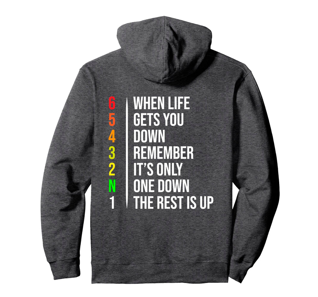 Motorbike Motorcycle Gears When Life Hoodie - Streetwear Style for Adults - T-Shirt, Sweatshirt, Hoodie