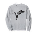 Hummingbird Distressed Hummingbird Sweatshirt - Aesthetic Graphic Men Women - T-Shirt, Sweatshirt, Hoodie